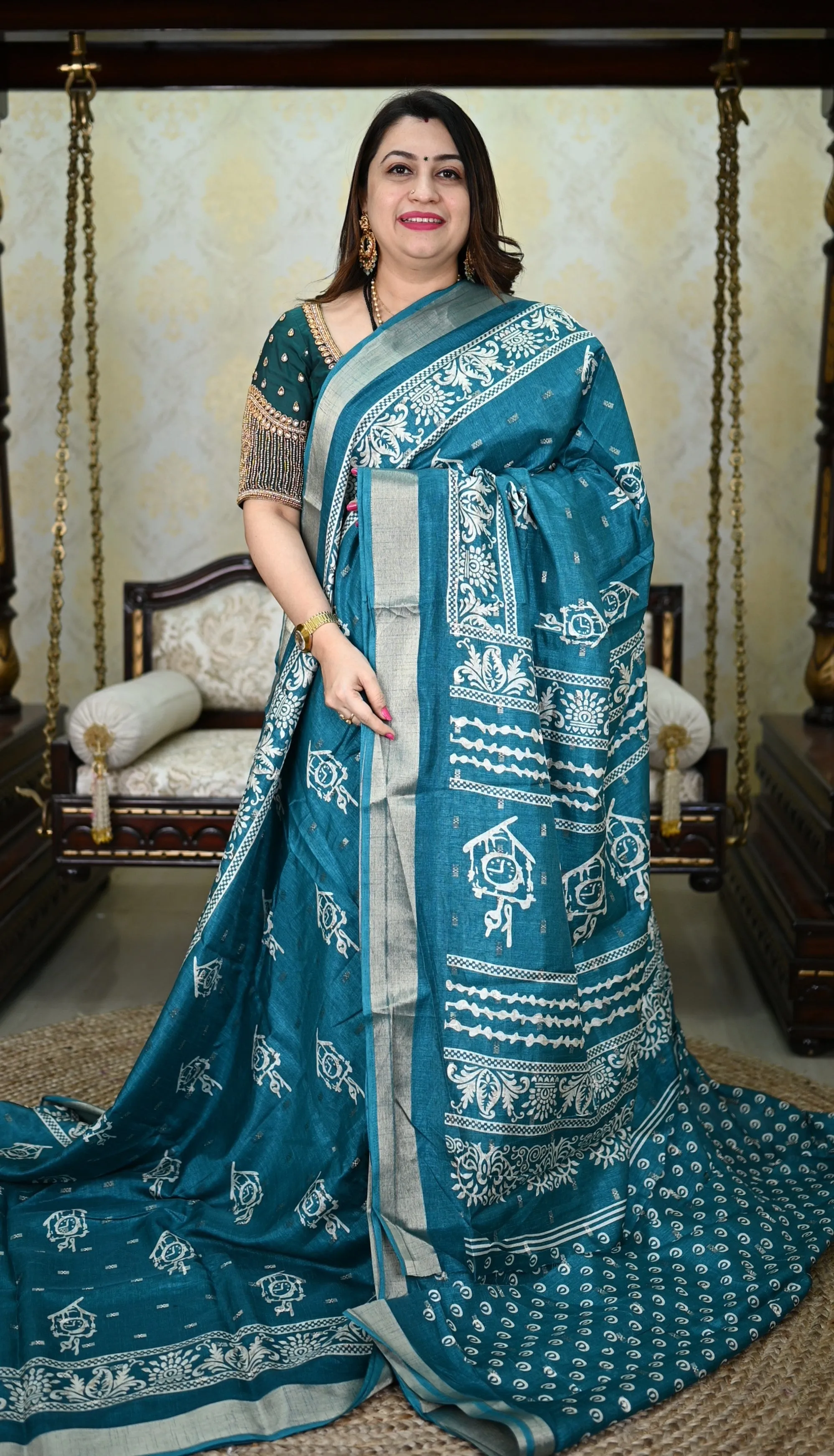 Linen By Cotton # – Nidharshana Sarees