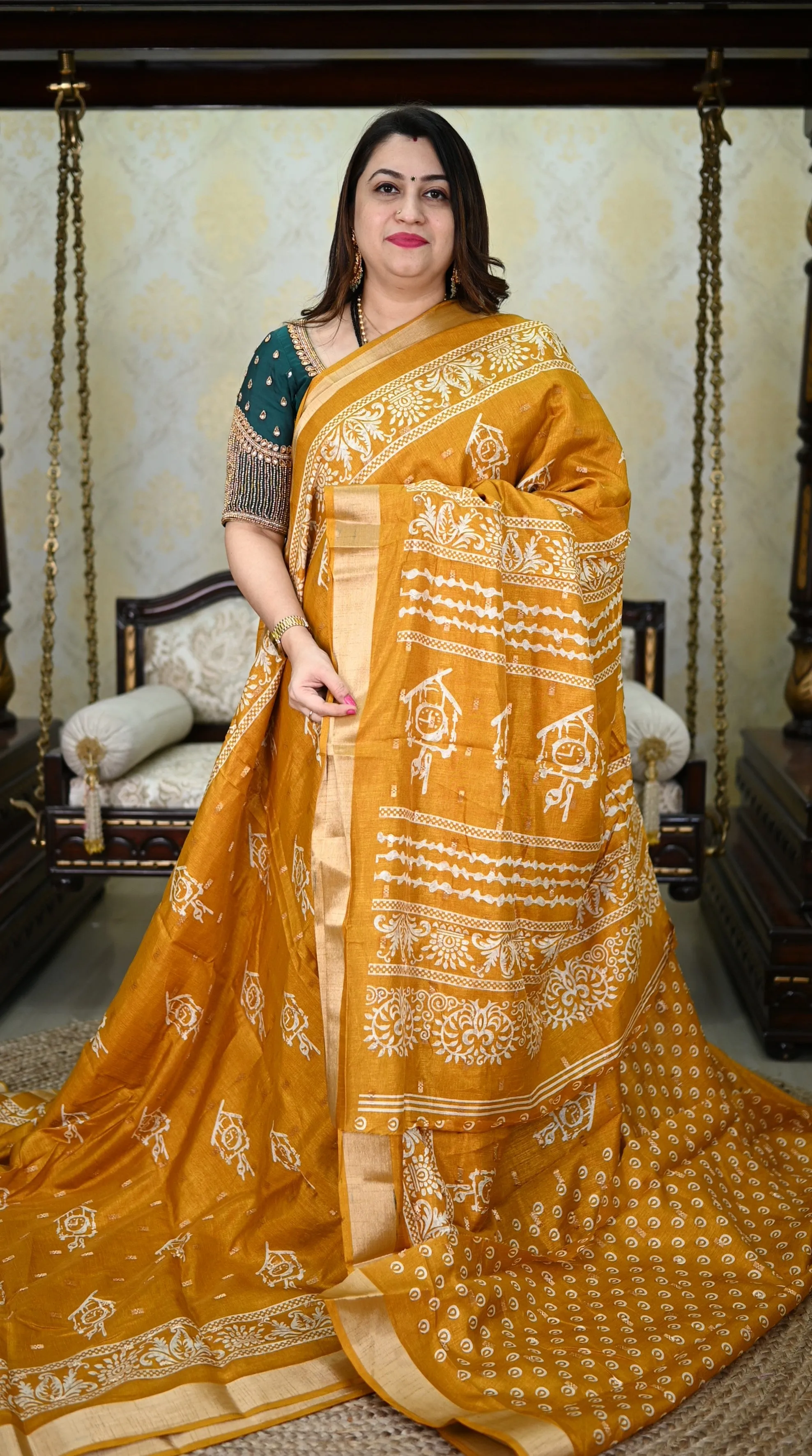 Linen By Cotton # – Nidharshana Sarees