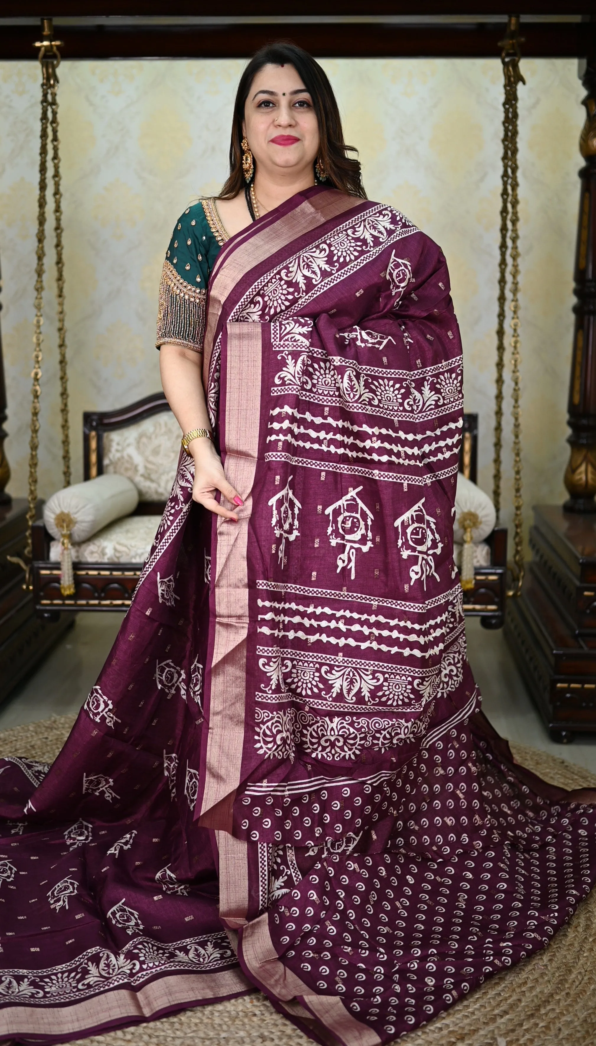 Linen By Cotton # – Nidharshana Sarees
