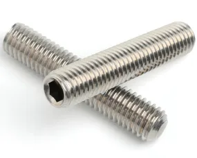 M8 X 14 SOCKET SET SCREW CUP POINT DIN 916 / ISO 4029 A2 STAINLESS STEEL