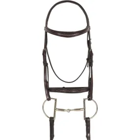 Ovation Breed Fancy Stitched Raised Padded Bridle - Draft Cross